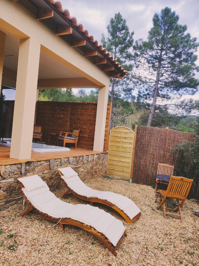 Magnifique Cottage Haut De Gamme Avec Jacuzzi L'Attrape Reve Les Plantiers Exterior photo